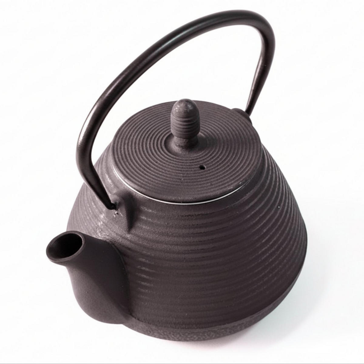 TEEKANNE Gusseisen Yuki 1000 ml - Schwarz, Metall (1L) - AROMELIO