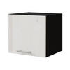 KLAPPHÄNGESCHRANK Essen W4B/40 Weiß Hochglanz / Schwarz Matt 40 / 32,5 / 36cm - Weiß Hochglanz/Schwarz, Holz/Holzwerkstoff (40/36/32.5cm) - Feldmann-Wohnen