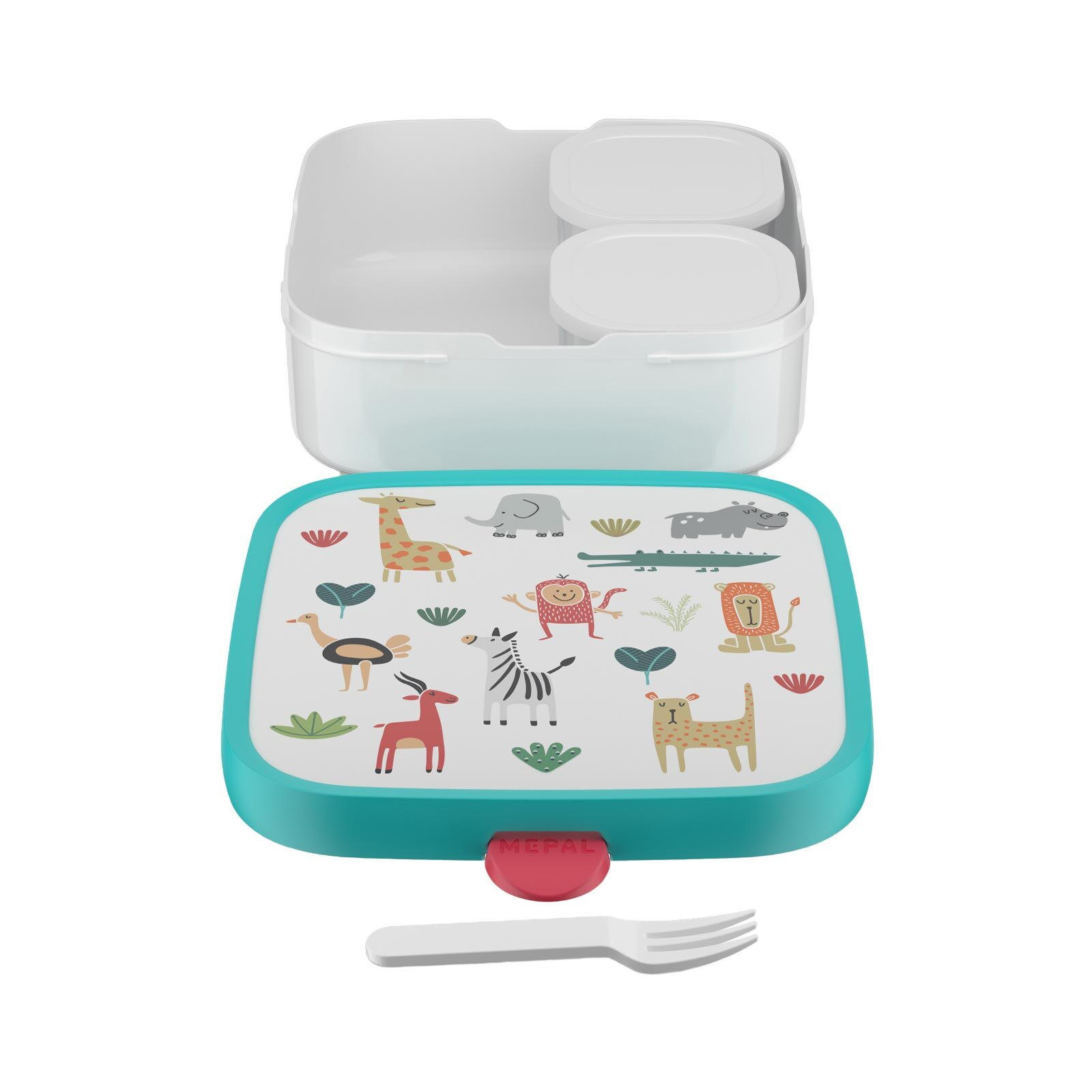 BROTDOSE XL Campus (2025) Animal Friends 1,3 l - Multicolor, Kunststoff (18.2/6.1/18.2cm) - Mepal