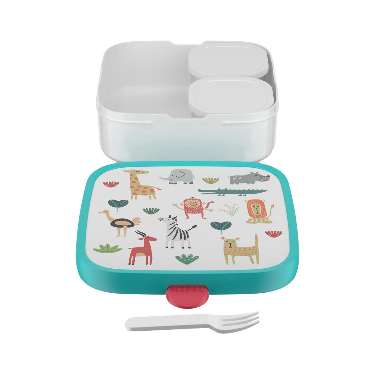 BROTDOSE XL Campus (2025) Animal Friends 1,3 l - Multicolor, Kunststoff (18.2/6.1/18.2cm) - Mepal