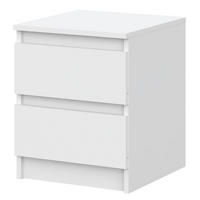 SIDEBOARD SOLA KOM1-2S Schubladen Weiß - Weiß, Holzwerkstoff/Kunststoff (40/50/43cm) - Komodee