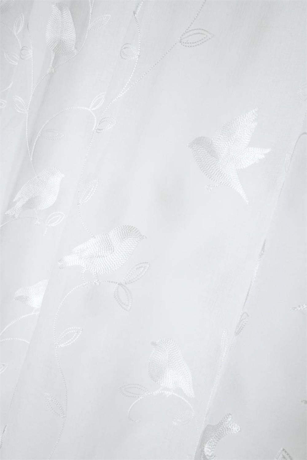 VORHANG Scarlett 140/260 cm - Weiß, Textil (140/260cm)