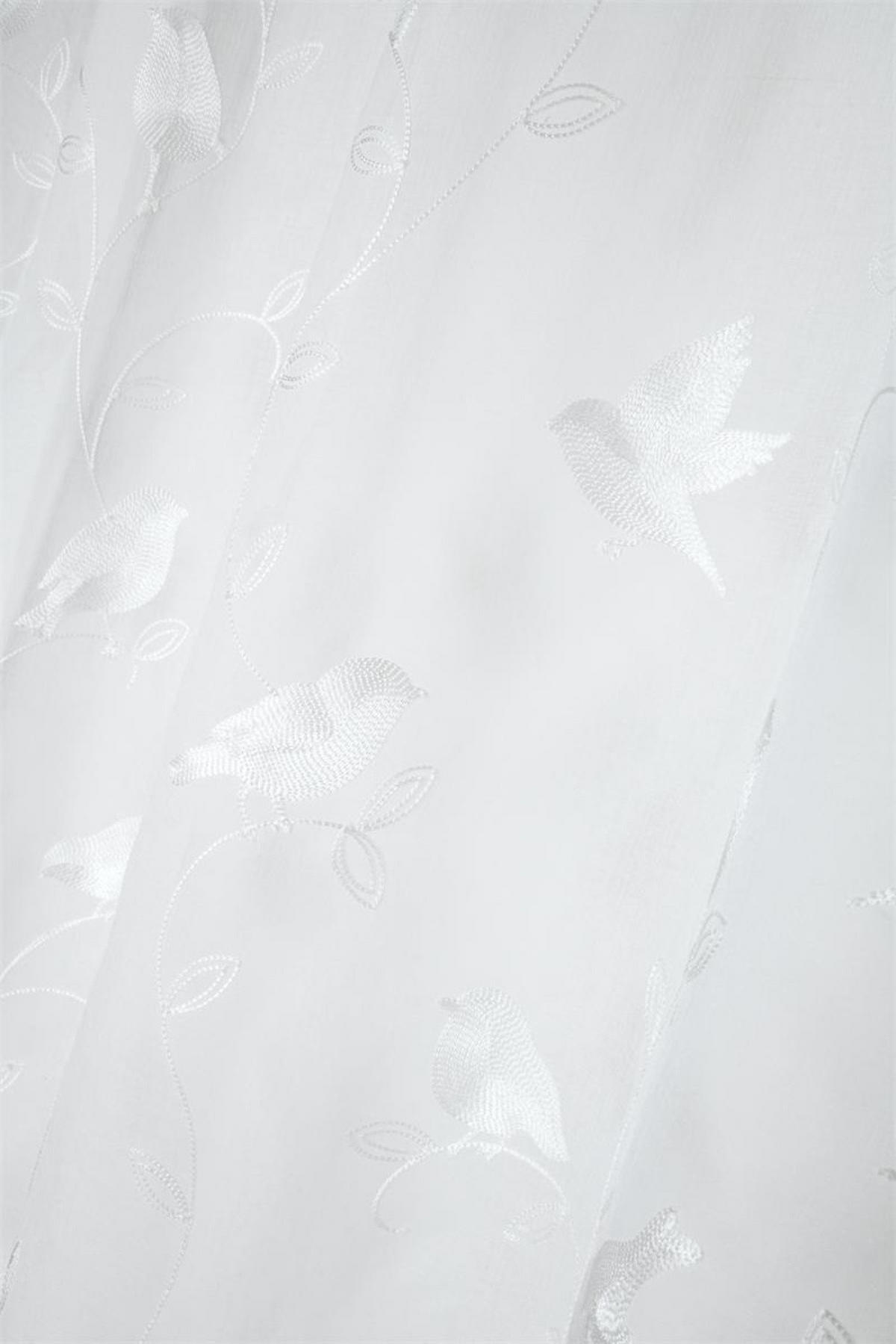 VORHANG Scarlett 140/260 cm - Weiß, Textil (140/260cm)