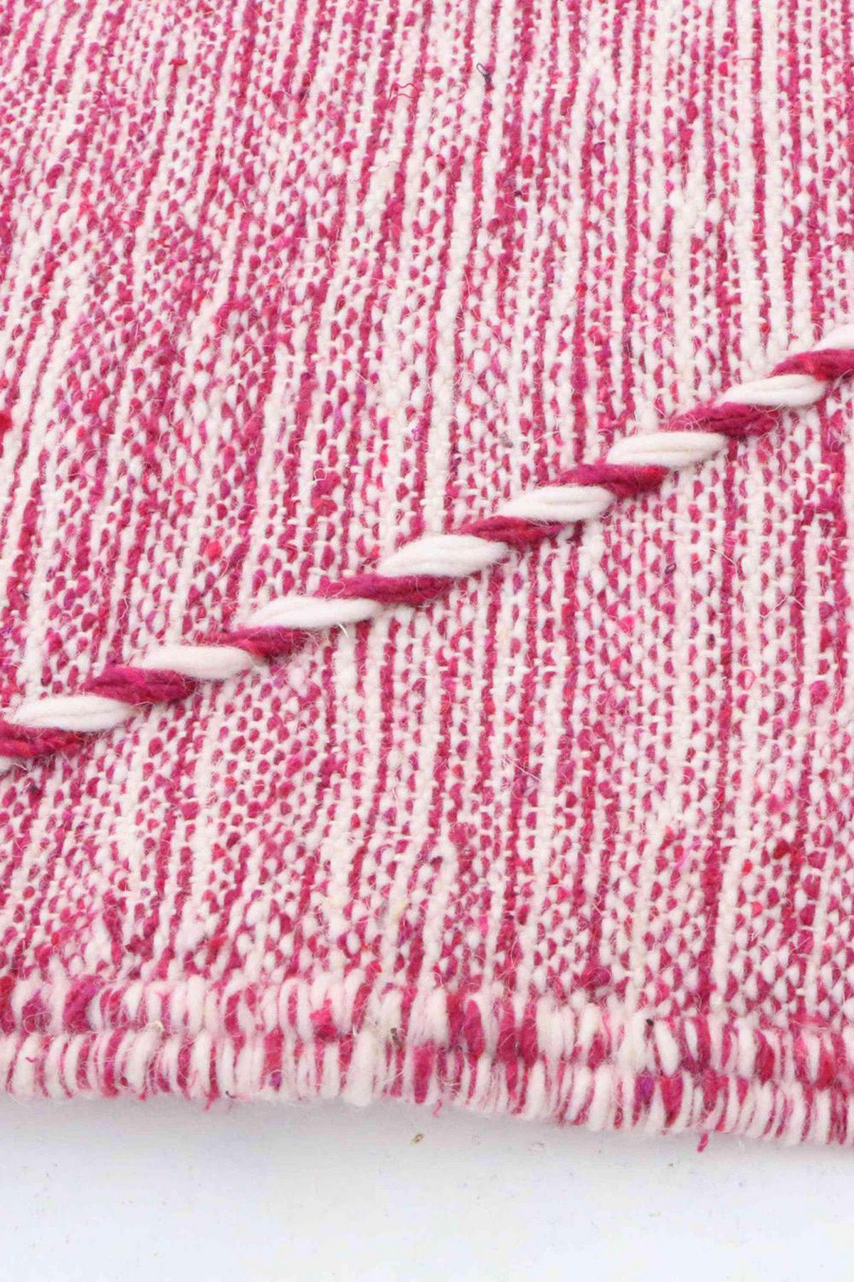 BERBERTEPPICH aus reiner Wolle 103x 159 cm - Pink, Naturmaterialien (103/159cm) - AFK Living