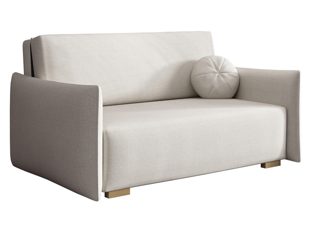 SCHLAFSOFA Viva Glov III - Creme/Naturfarben, Holz/Textil (157/85/98cm) - MIRJAN24