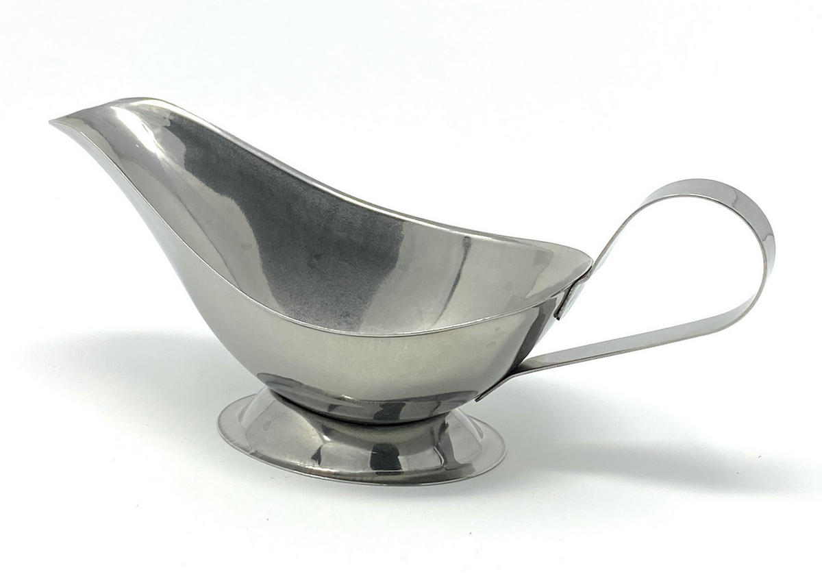 SAUCIERE Edelstahl Rostfrei 100 ml Soßenbehälter - Grau, Metall (7.5/17/7cm) - DanDiBo