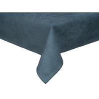 TISCHDECKE FarbTon Chenille-Haptik nordlicht-blau 100/100 cm - Blau, Textil (100/100cm) - beties Heimtextil