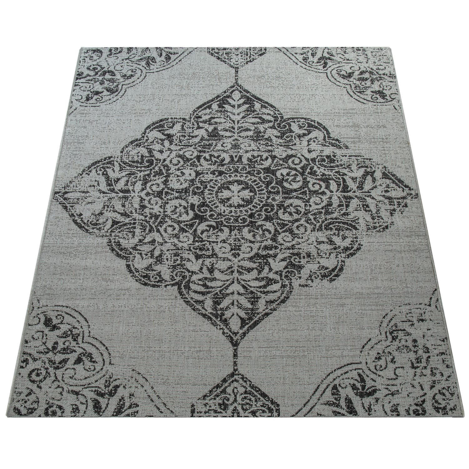 Paco Home Outdoorteppich Grau 60x100 cm