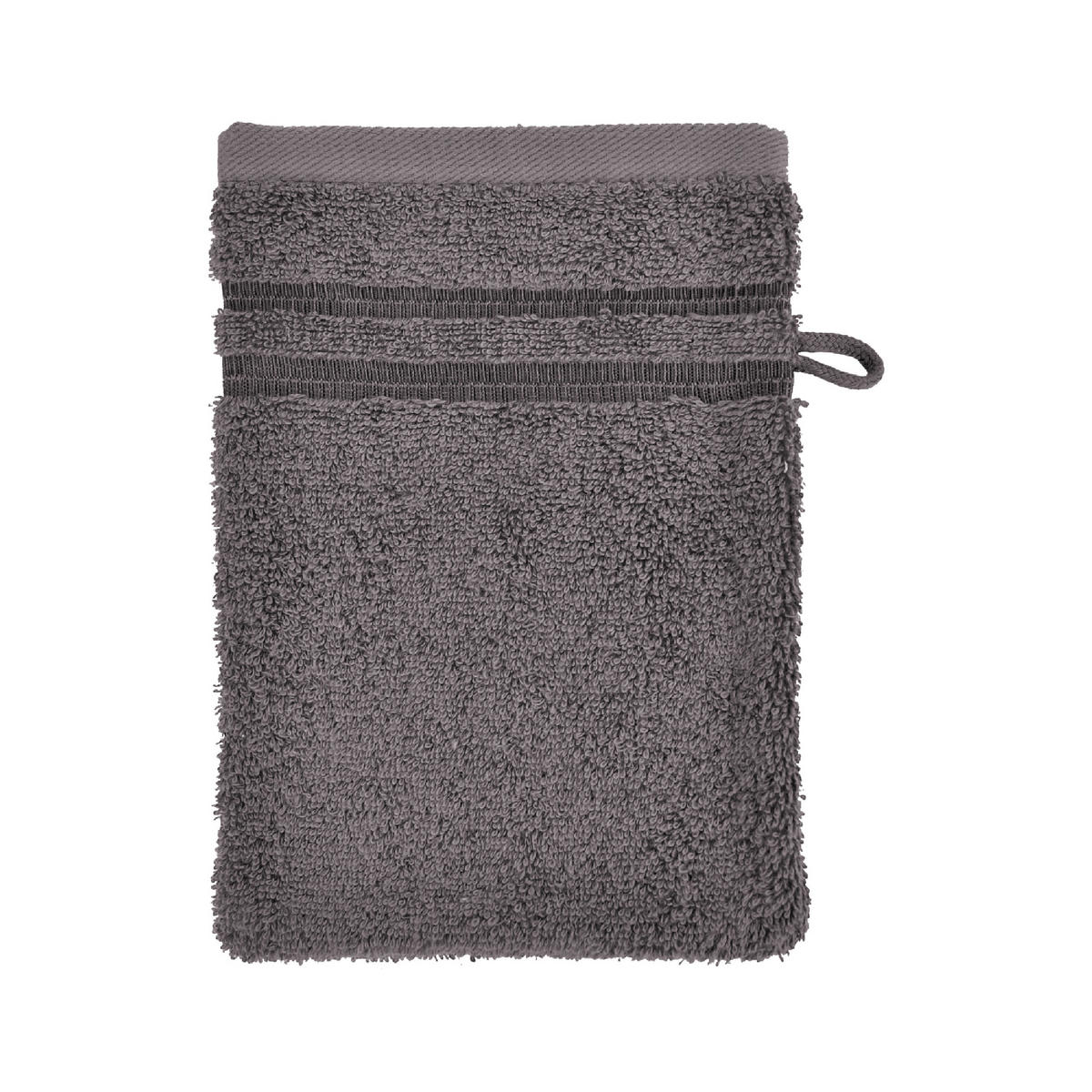 WASCHHANDSCHUHSET Milano - 5-teilig - 16 x 22 cm - Dunkelgrau - Dunkelgrau, Textil (16/22cm) - SCHIESSER