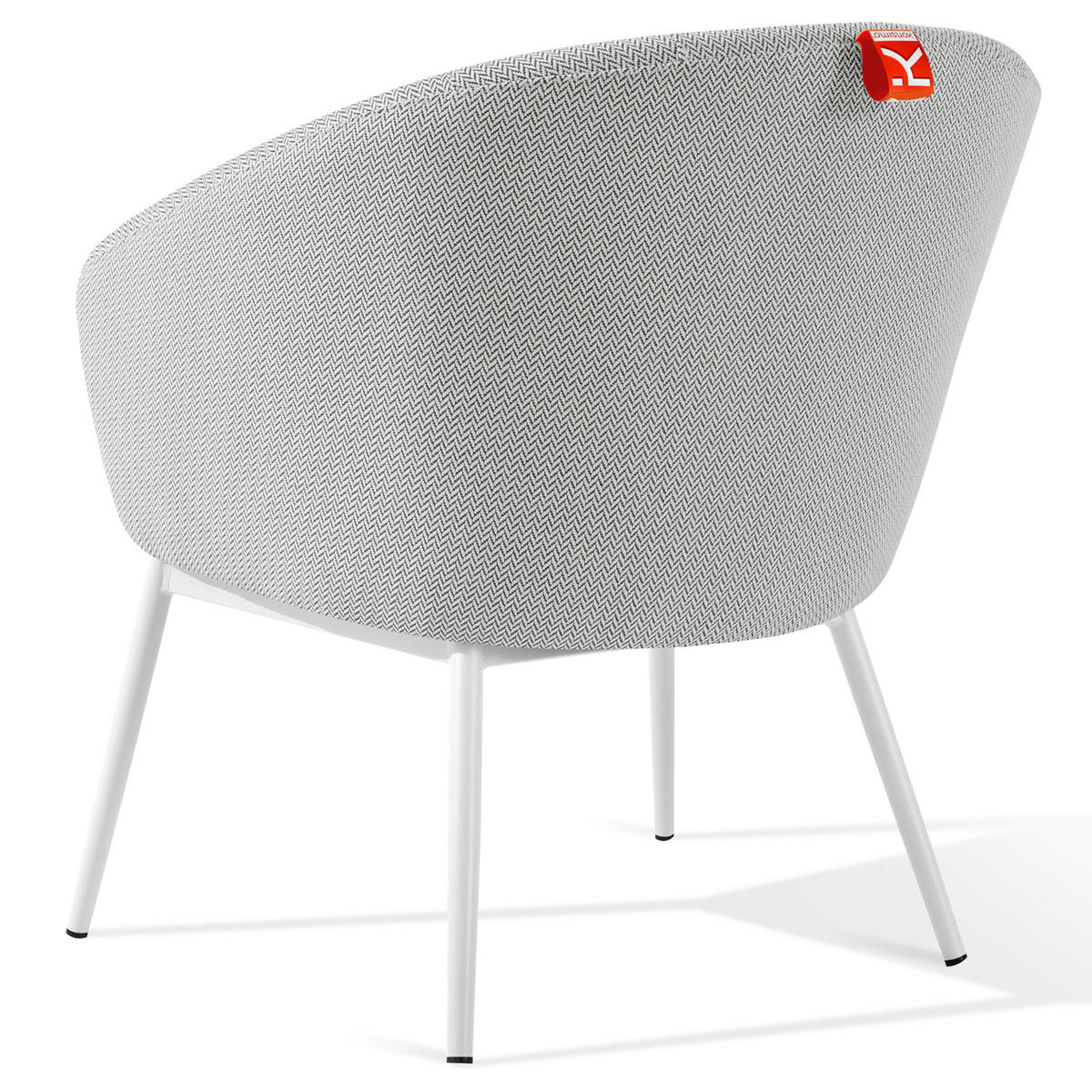 GARTENSESSEL SOLIS Loungesessel, - Hellgrau, Textil/Metall (69/76/66cm) - KONSIMO®