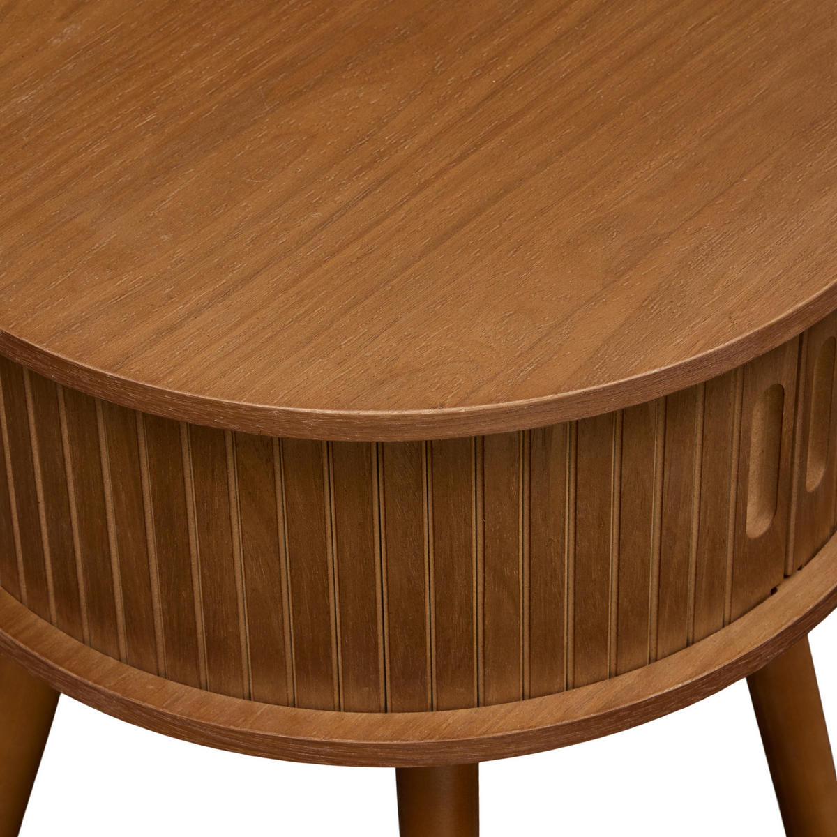 NACHTTISCH mit 2 Schubladen Nysos 40/40/54 cm - Braun, Holzwerkstoff (40/54/40cm) - Atmosphera Createur d´interieur
