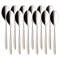 TAFELLÖFFEL SoftWave silber 21,2 cm 12er Set - Silberfarben, Metall - Villeroy & Boch