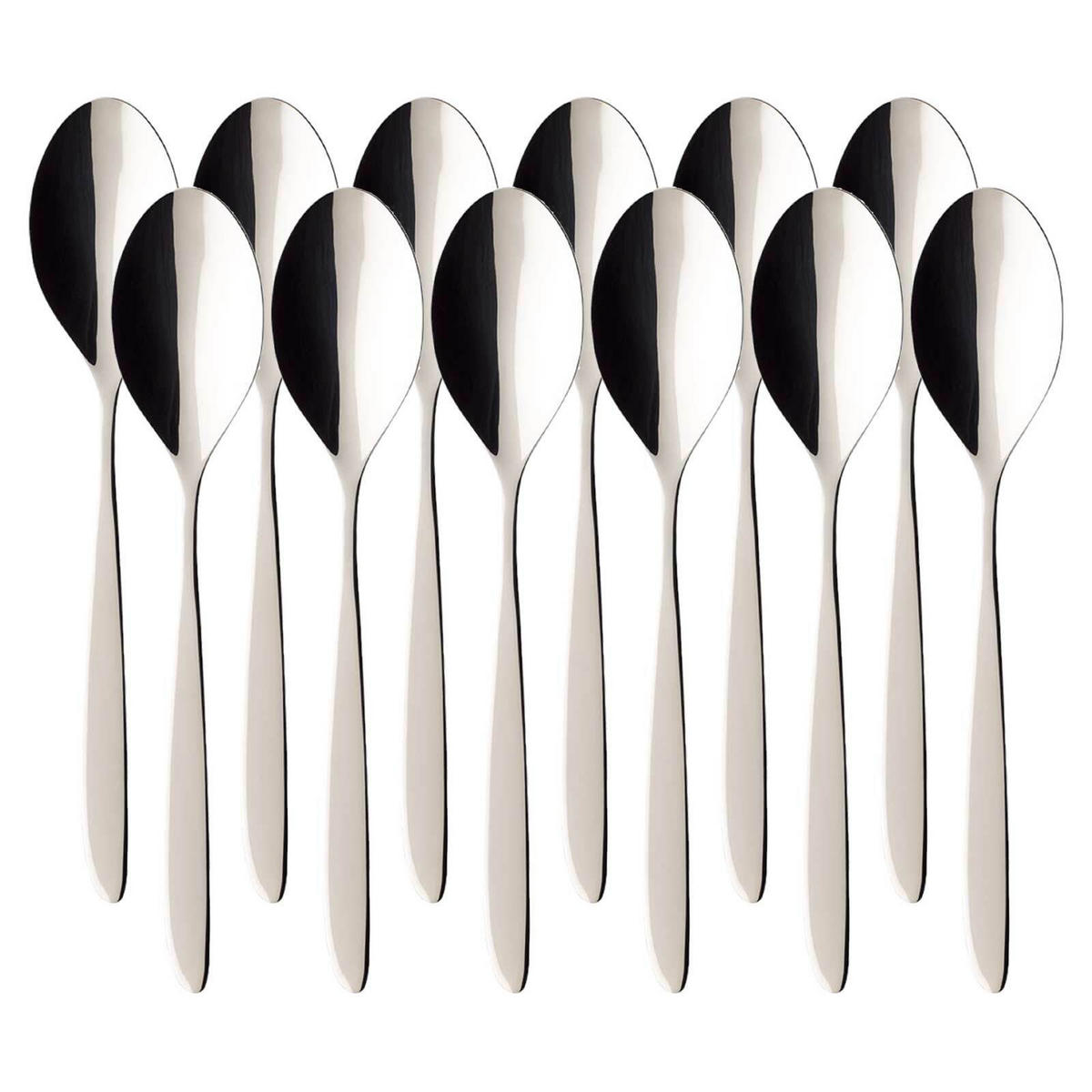 TAFELLÖFFEL SoftWave silber 21,2 cm 12er Set - Silberfarben, Metall - Villeroy & Boch