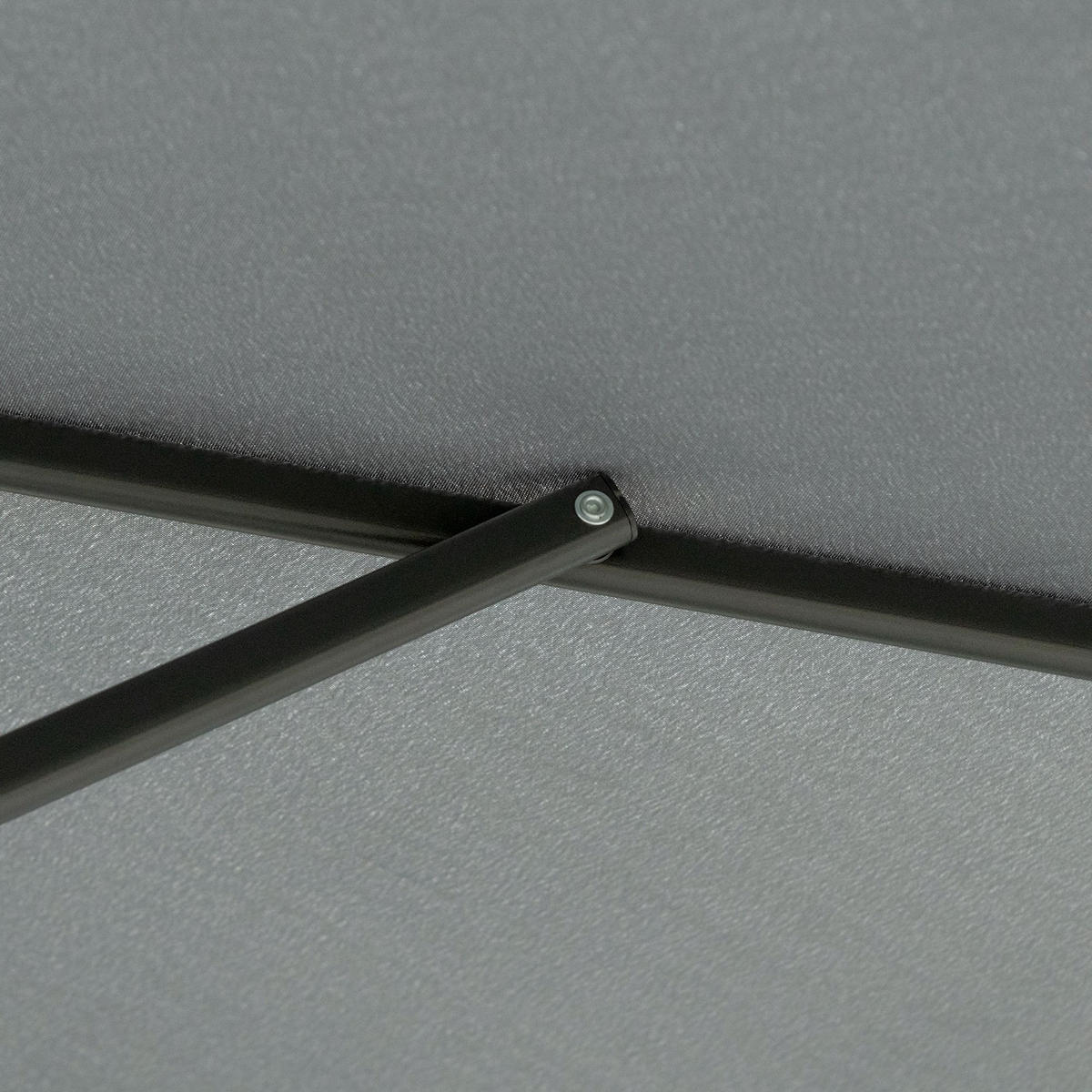 AMPELSCHIRM aus Metall, Polyester Dunkelgrau - Dunkelgrau, Metall (293/293cm) - Outsunny