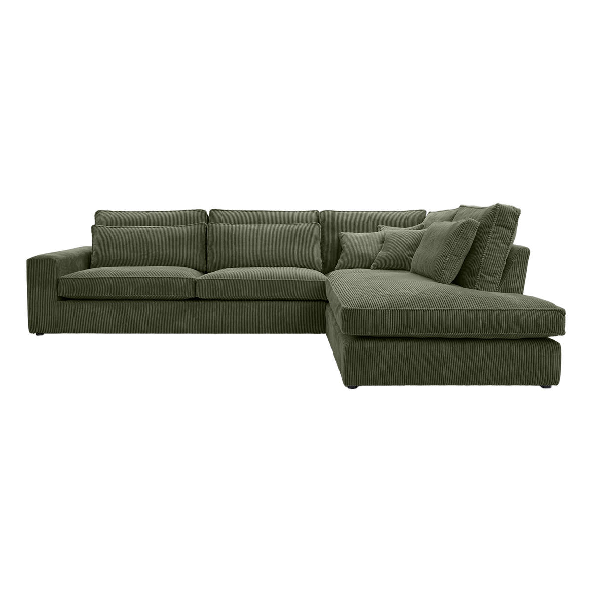 ECKSOFA CAMBO MINI Ohne Schlaffunktion, Grün - Grün, Textil (280/224cm) - Fedve