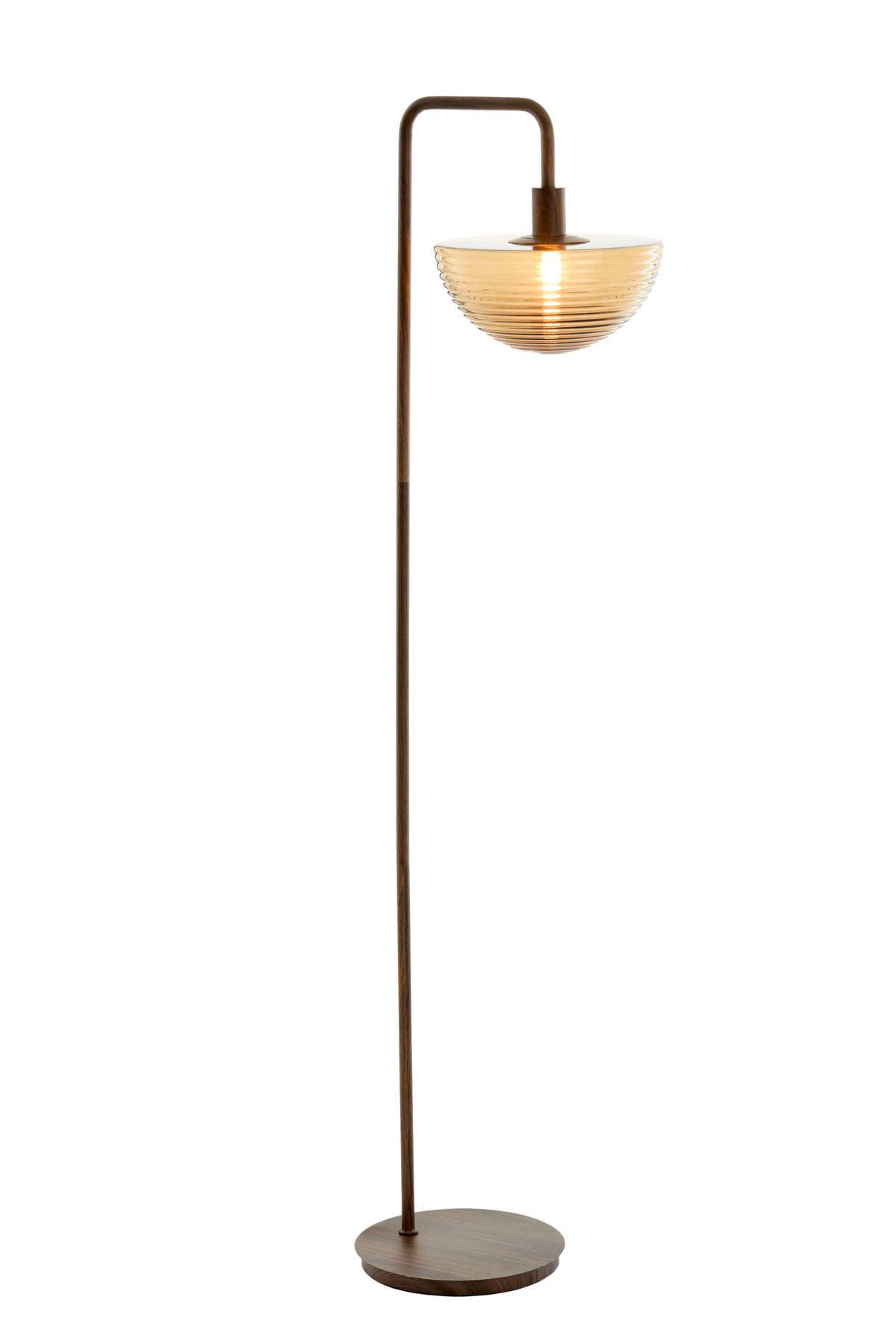 STEHLEUCHTE Baylie Braun Ø43/165 cm - Braun, Metall (43/30/165cm) - Light & Living