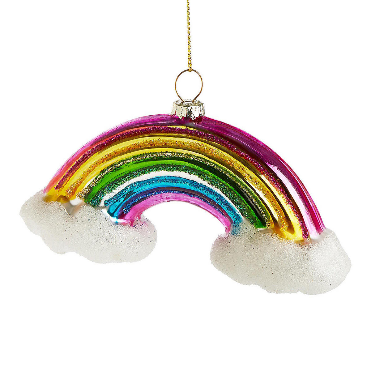 BAUMANHÄNGER Hang On Regenbogen - Multicolor, Glas (12cm) - BUTLERS