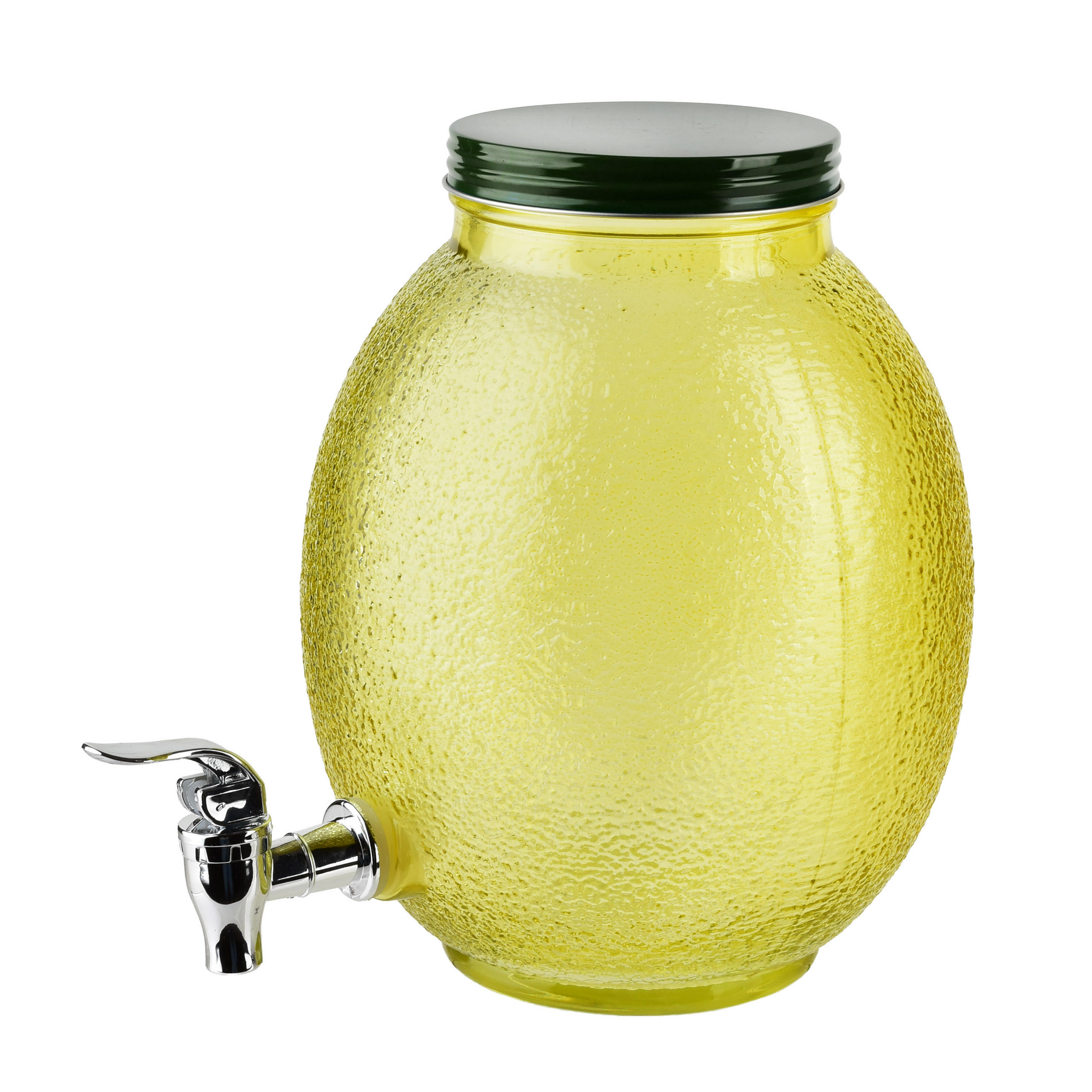 GETRÄNKESPENDER Modern Kitchen 4L Gelb Glas - Gelb, Glas (19/26/19cm) - Mondex