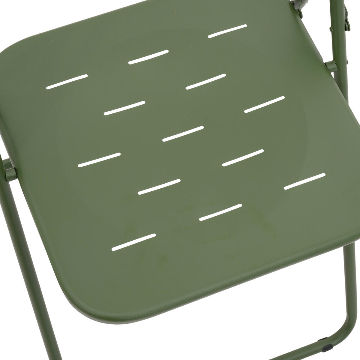 BISTROSET 3 teilig klappbar Metall grün - Grün, Metall - LEBENLANG