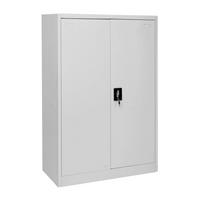 AKTENSCHRANK Hellgrau - Hellgrau, Metall (90/140/40cm) - MCW