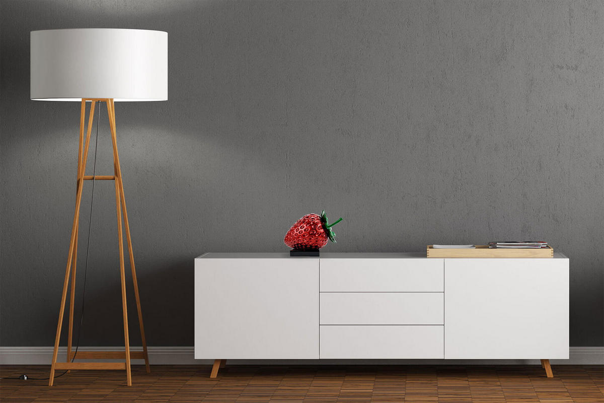 SKULPTUR Grün 26/20 cm - Rot/Grün, Stein (2.3/20/36cm) - KUNSTLOFT