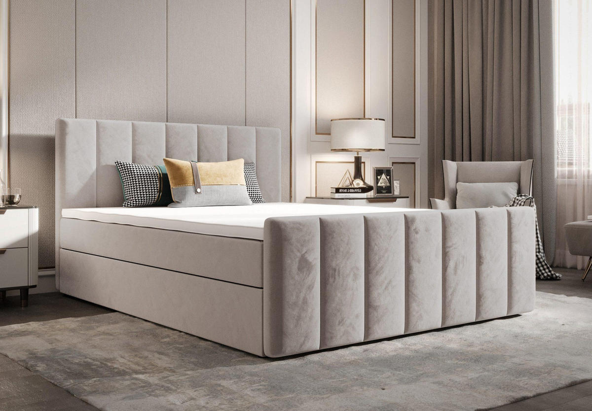 BOXBETT Adelle Creme 160x200 cm - Creme, Textil (160/200cm) - B&B Home