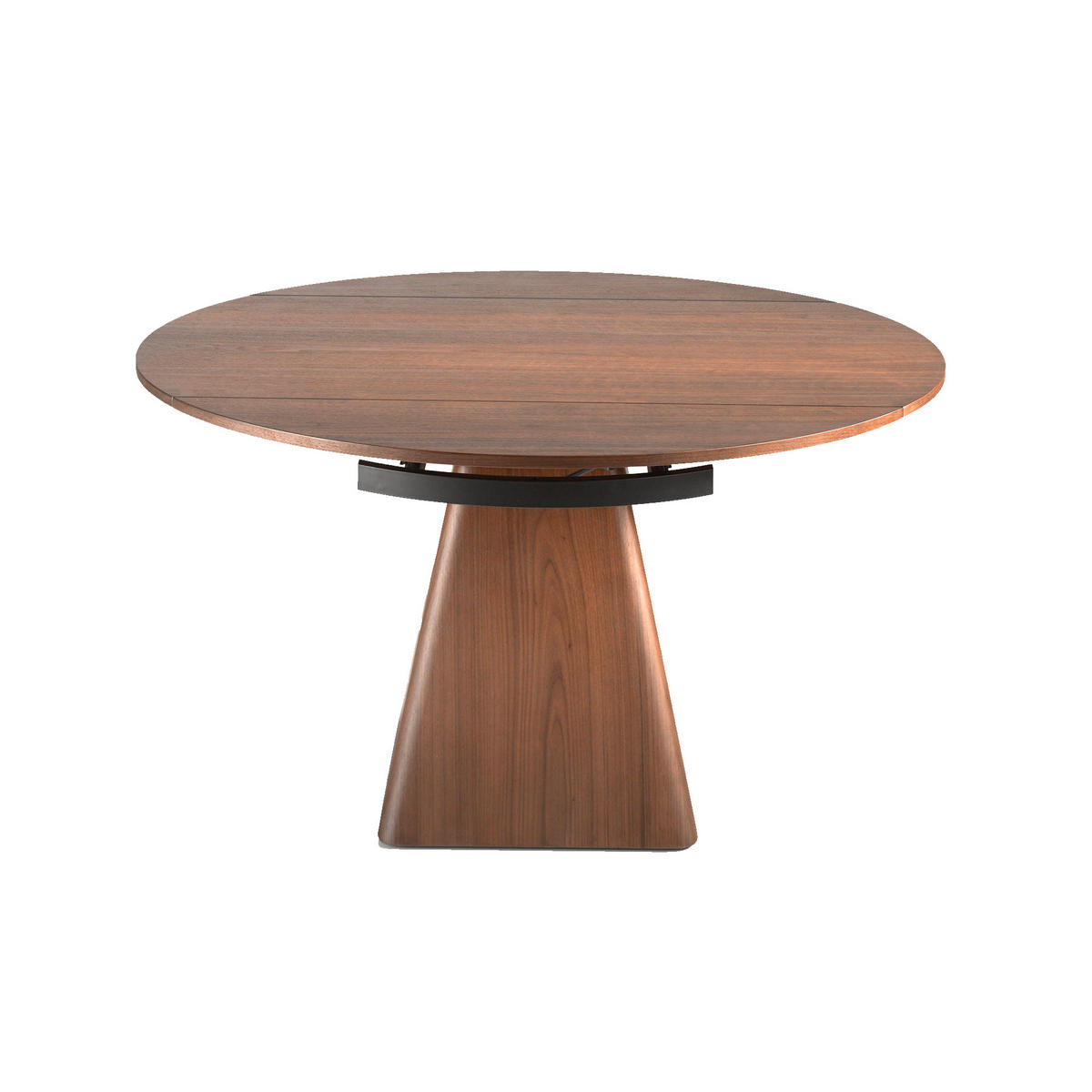 ESSTISCH Rechteckig Walnuss Schwarz 80/140/34 cm - Walnussfarben/Schwarz, Holz/Metall (140/80/34cm) - ANGEL CERDA