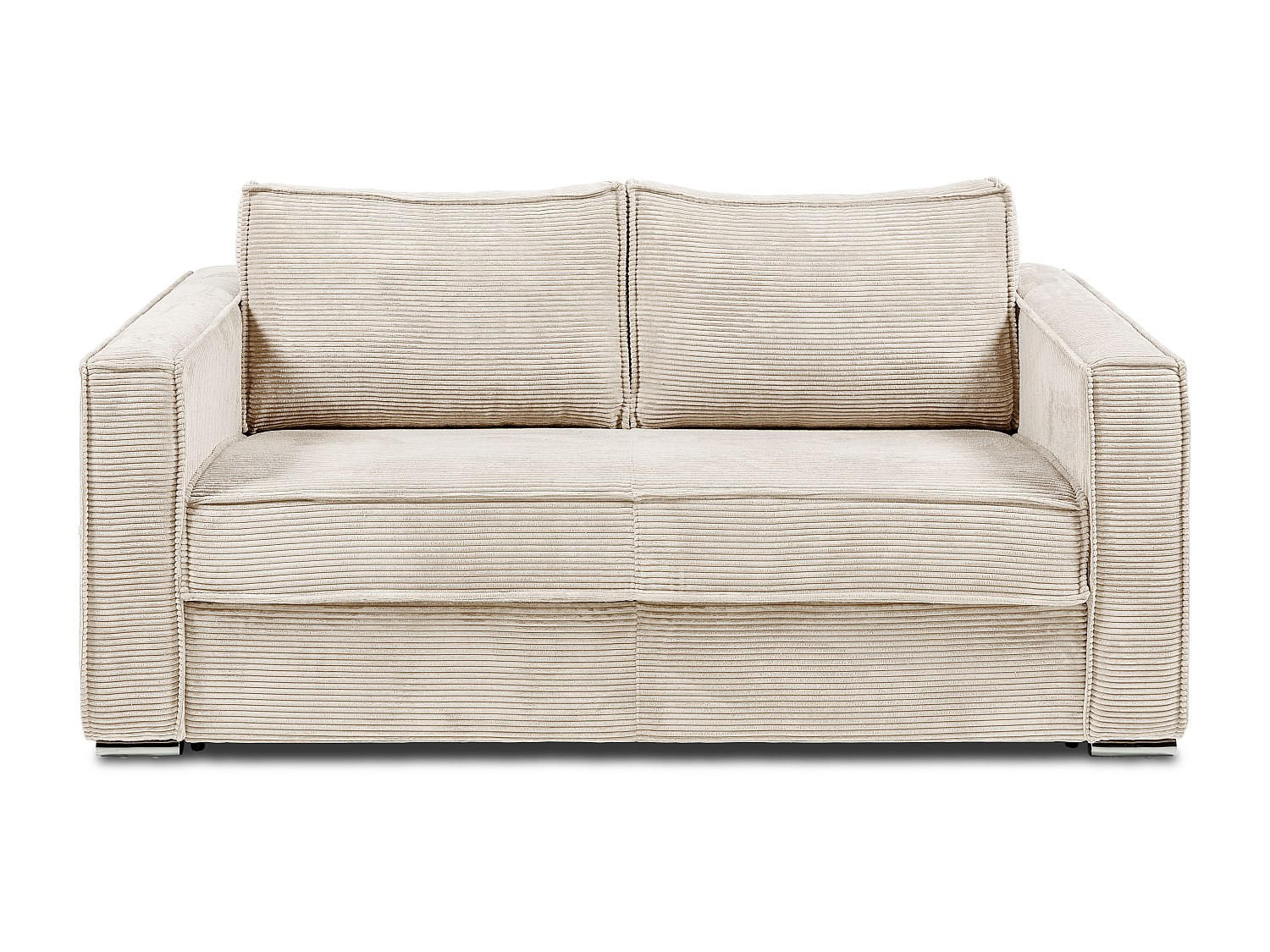 SCHLAFSOFA - 3 Personen - Samt, Stoff - Beige - - Beige, Textil (195/90/223cm) - Vente-Unique