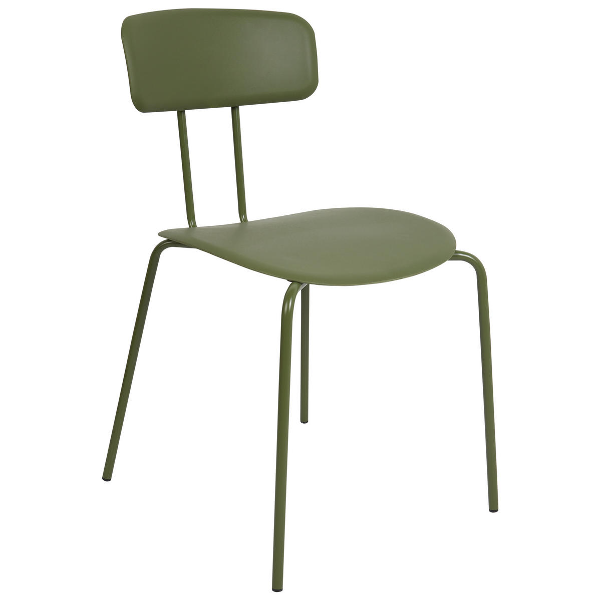 ESSZIMMERSTUHL 2er-Set Grün Sibley - Grün, Kunststoff (45/79/49cm) - Beliani
