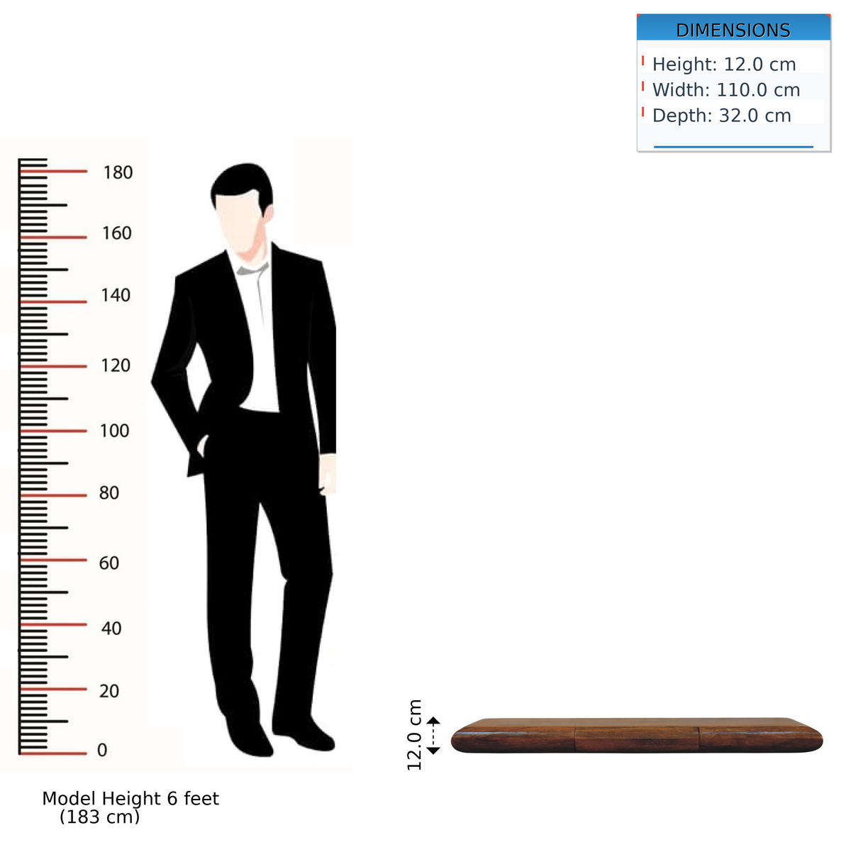 KONSOLENTISCH mit Amber-Eichen-Finish, 2 Schubladen, geröstetes Braun - Braun, Holz (110/12/32cm) - Artisan Furniture
