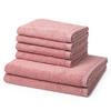 FROTTIERSET Vita 6-teilig - Rosa, Textil (50/100cm) - Ross