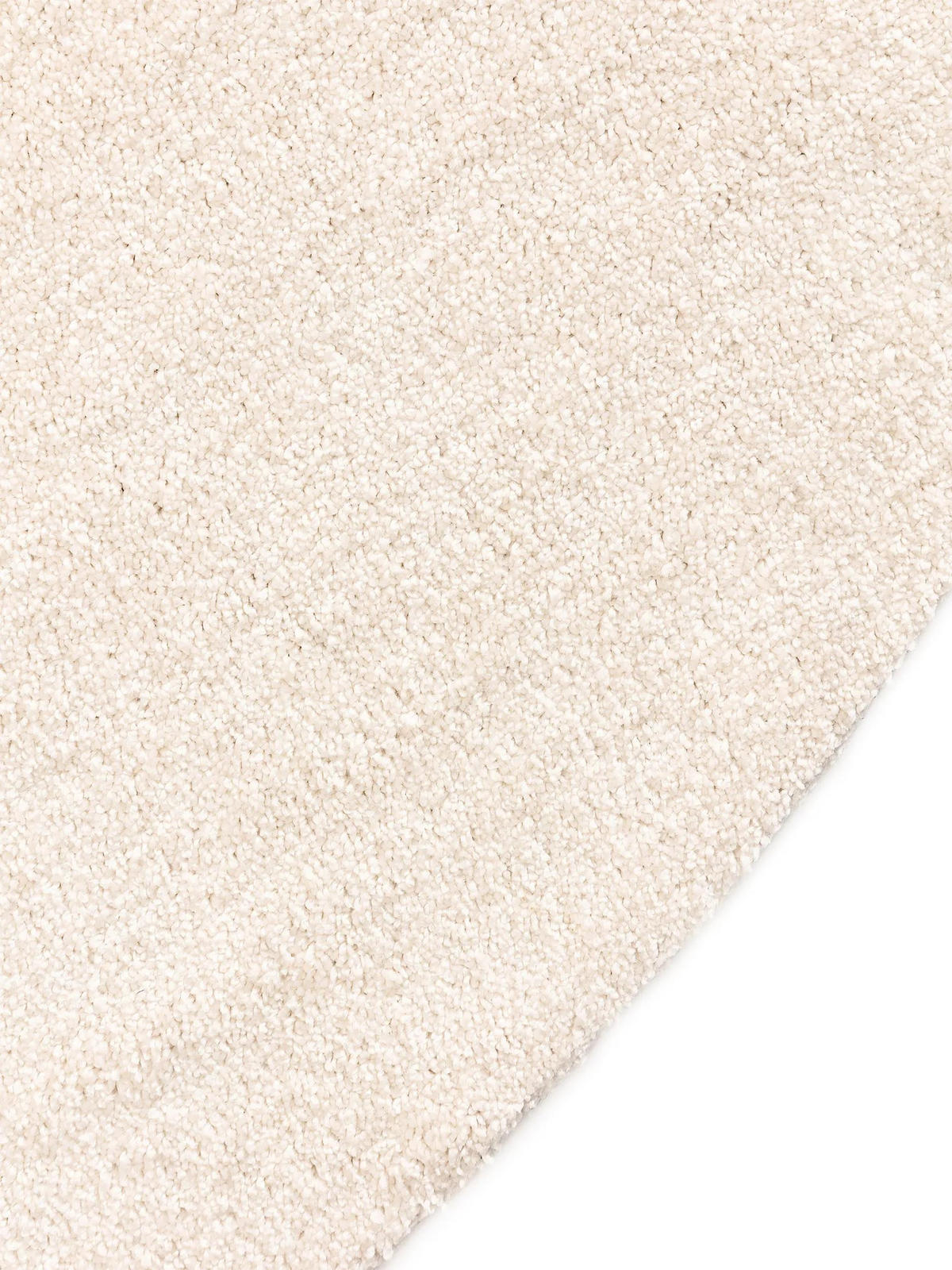 PRATELNÝ koberec Nina Krémová ø 150 cm kulatý - krémová, plast/umělá hmota (150/150cm) - benuta Nest