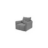 SESSEL Morgano - Grau, Holzwerkstoff/Textil (85/86/102cm) - Fun Möbel