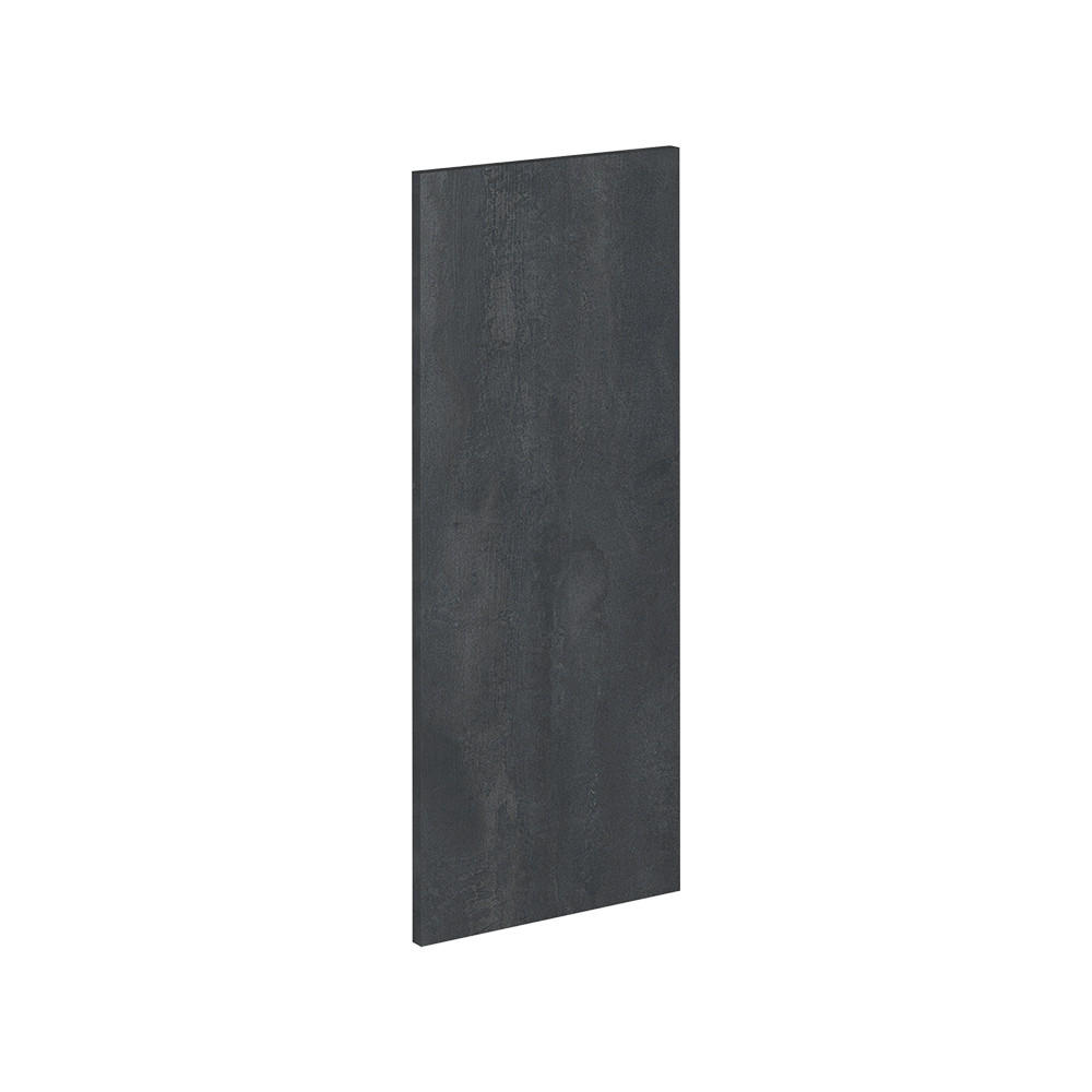 KÜCHENFRONT R-Line Schwarz Beton 29.6 x 71.3 cm Möbelfront für den Apothekerunterschrank - Schwarz, Holzwerkstoff (29.6/71.3/1.6cm) - Vicco