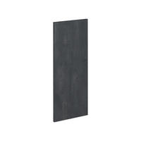 KÜCHENFRONT R-Line Schwarz Beton 29.6 x 71.3 cm Möbelfront für den Apothekerunterschrank - Schwarz, Holzwerkstoff (29.6/71.3/1.6cm) - Vicco