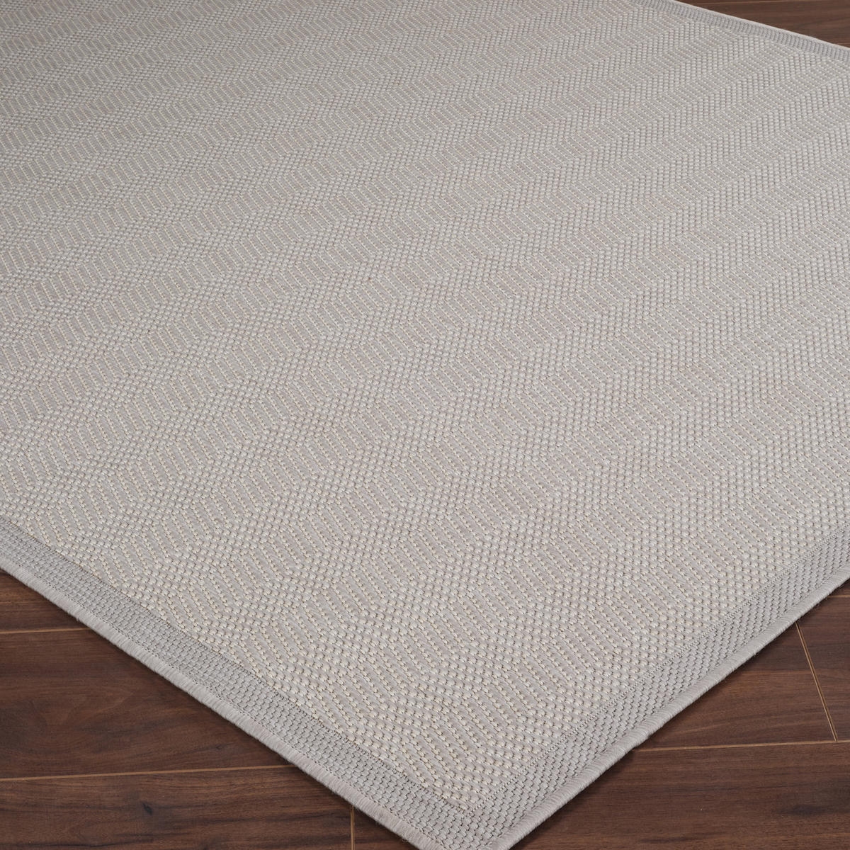 OUTDOORTEPPICH 80/150 cm Grau - Grau, Kunststoff/Textil (80/150cm) - LIVABLISS