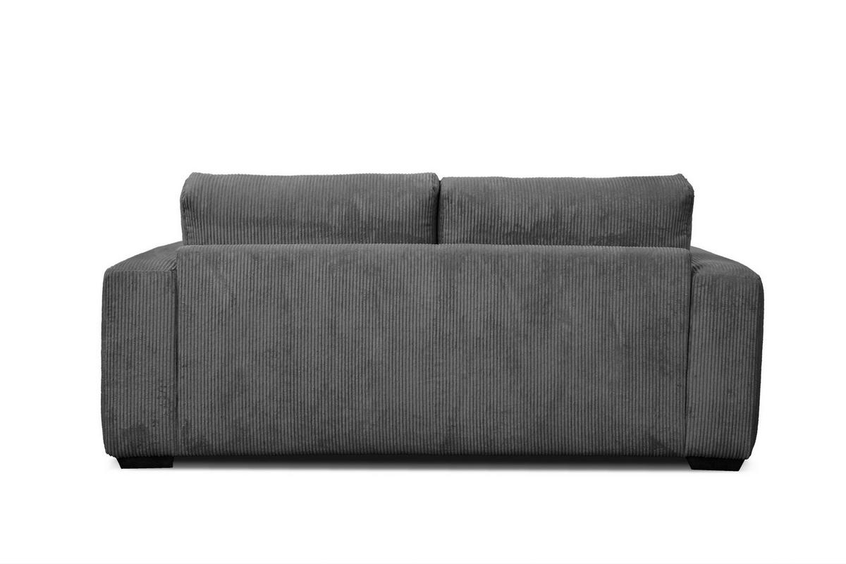 SOFA OLI 3-Sitzer, dunkelgrau - Dunkelgrau, Holz/Textil (208/91/108cm) - Courtois Laville