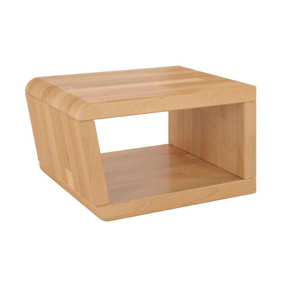 MASSIVHOLZNACHTTISCH Harald, Buche - lackiert, Naturfarben - Buchefarben, Holz (50/37/40cm) - Visby