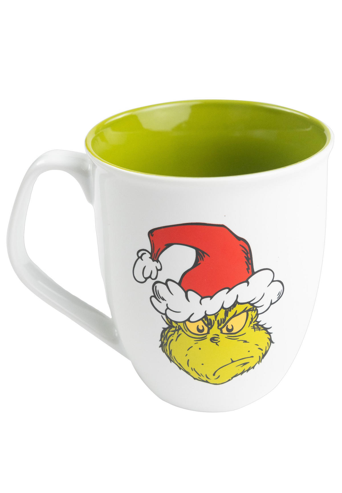 KAFFEEBECHER The Grinch Weiß/Grün 350 ml - Grün, Keramik (0.35L) - United Labels