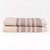 HANDTUCH Morning Dunes 2er Set, 50x100cm, Baumwolle, Elfenbein - Beige, Textil (50/100cm) - SOWL
