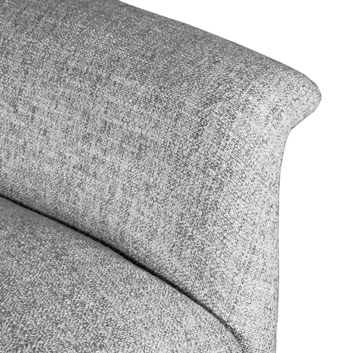 SESSEL - Schwarz/Grau, Textil/Metall (82/88/84cm) - home24