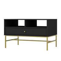 COUCHTISCH TORINO 100,2/62,5/65 cm Graphitfarben - Graphitfarben, Holzwerkstoff (65/100.2/62.5cm) - MASSENO
