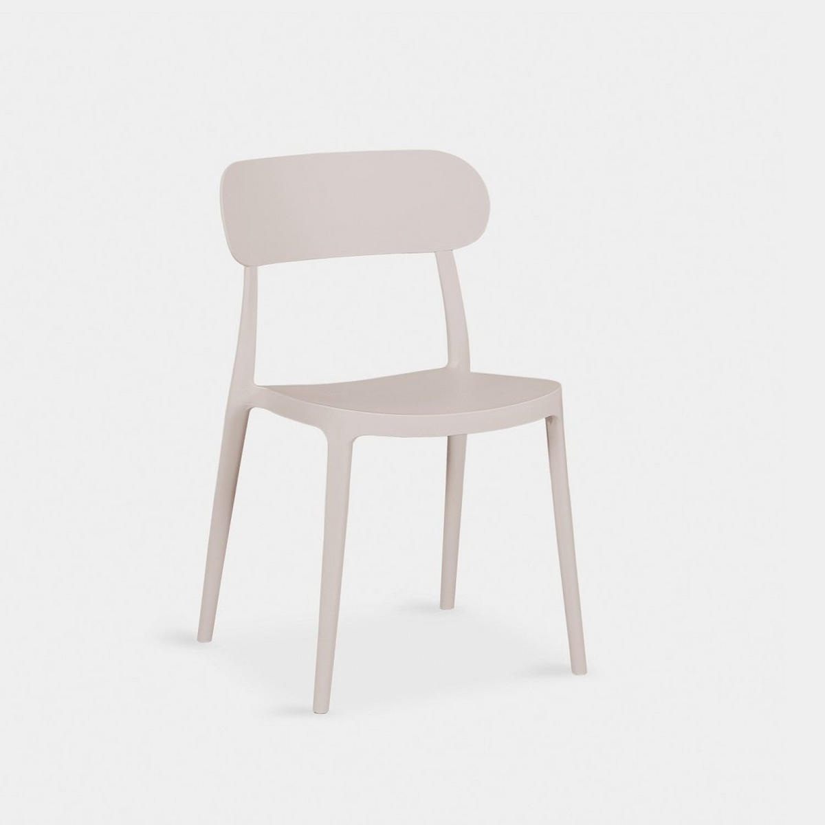 STUHL FÜR DRAUSSEN Moira Beige 47 cm x 80 cm - Beige, Kunststoff (47/80/51cm) - Klast Home