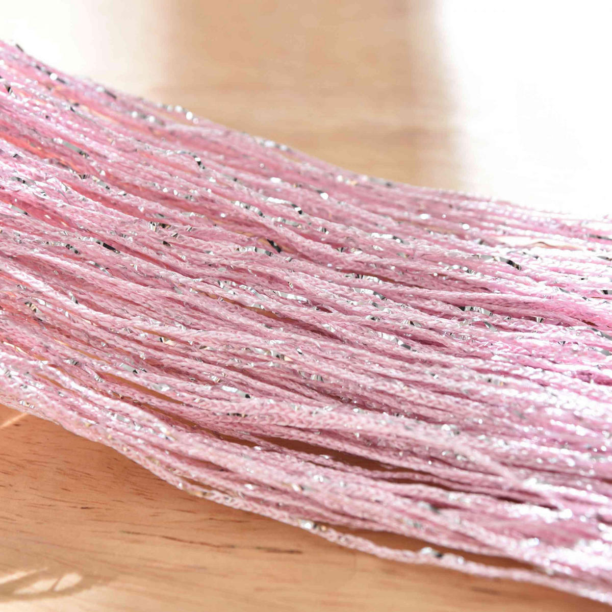 FADENGARDINE Shanghai HxB 230x100 cm Rosa Lurex - Pink, Textil (100/230cm) - Gardinenbox