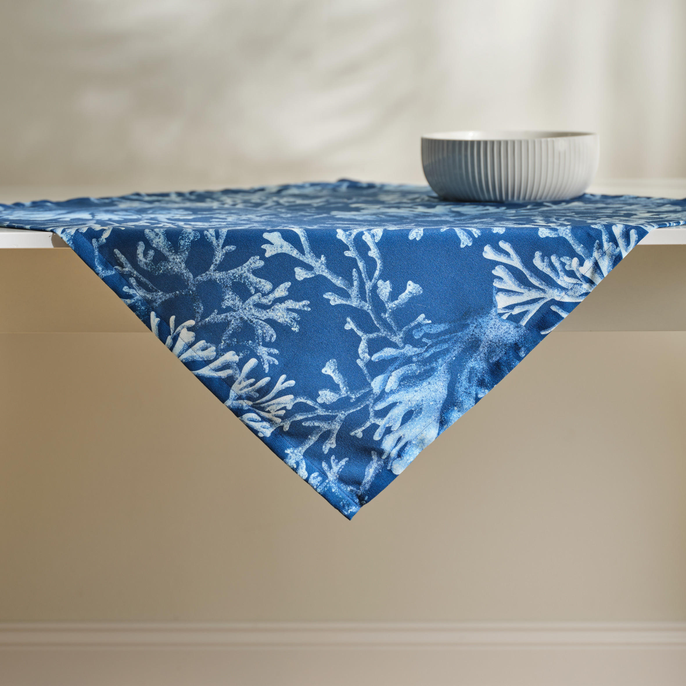 TISCHDECKE Marinis - Dunkelblau, Textil (80/80/1cm) - home&you