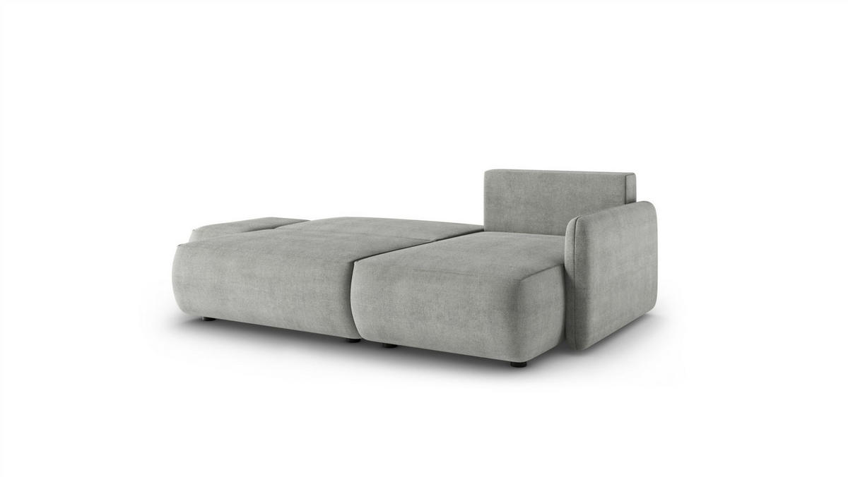 ECKSOFA Luka Mit Schlaffunktion - Hellgrau, Holzwerkstoff/Textil (148/229cm) - Fun Möbel