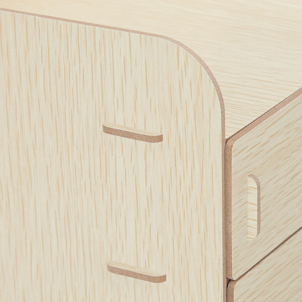 SCHREIBTISCH-ORGANIZER - Hellbraun, Holzwerkstoff (19/33/17cm) - Relaxdays