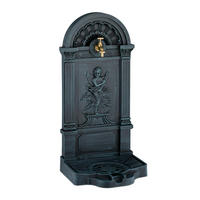 STANDBRUNNEN - Multicolor, Metall (33/39/83cm) - Relaxdays