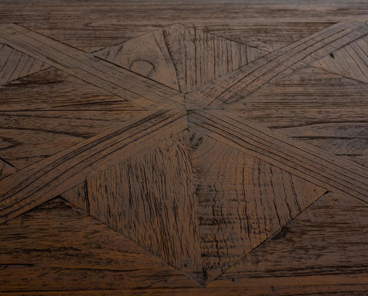 BEISTELLTISCH eckig 70/70/75 cm Holz Dunkelbraun - Dunkelbraun/Weiß, Holz (70/70/75cm) - CLP