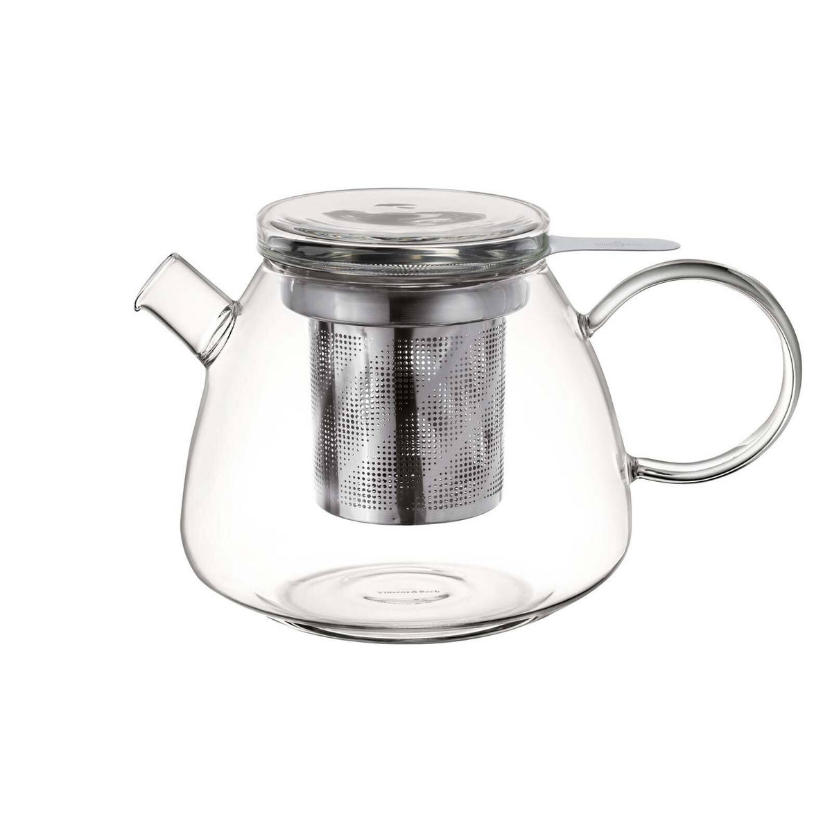 TEEKANNE MIT SIEB Artesano Hot & Cold transparent 1000 ml - Transparent, Glas (1L) - Villeroy & Boch